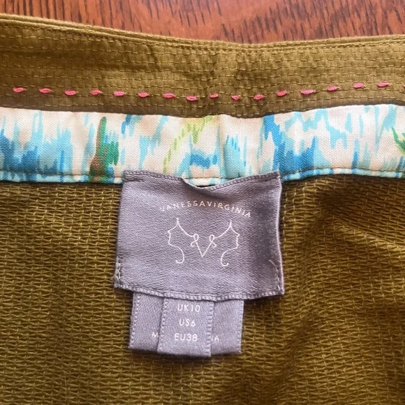 Anthropologie Mini Skirt Size 6 - Picture 2 of 5